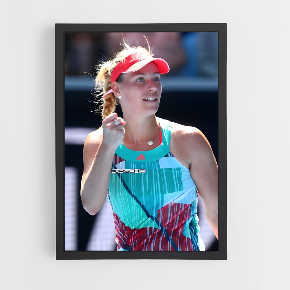 Poster Angelique kerber raquette – affiche Tennis (vue 2)